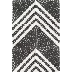 Stark Striped Pebble - stone tile